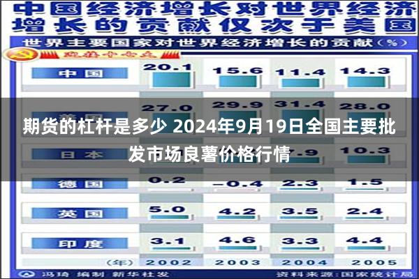 期货的杠杆是多少 2024年9月19日全国主要批发市场良薯价格行情