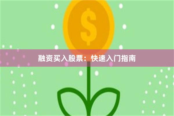 融资买入股票：快速入门指南