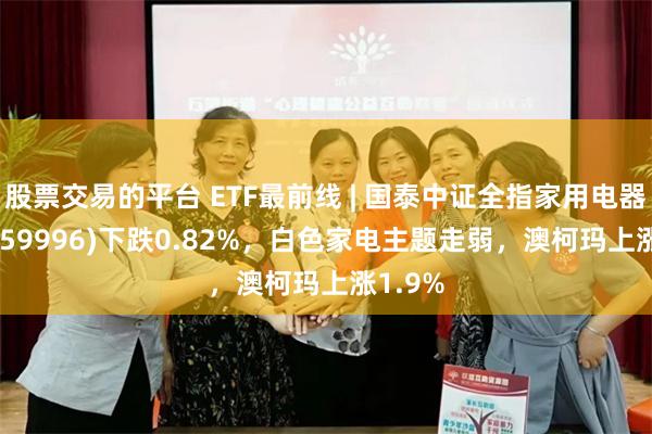 股票交易的平台 ETF最前线 | 国泰中证全指家用电器ETF(159996)下跌0.82%，白色家电主题走弱，澳柯玛上涨1.9%