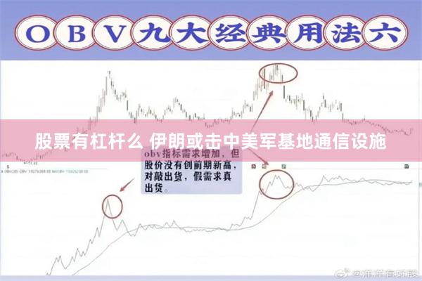 股票有杠杆么 伊朗或击中美军基地通信设施
